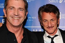 Mel Gibson et Sean Penn à Dublin pour The Professor and the Madman