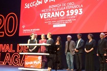 Carla Simón and her contained excitement awarded at Málaga