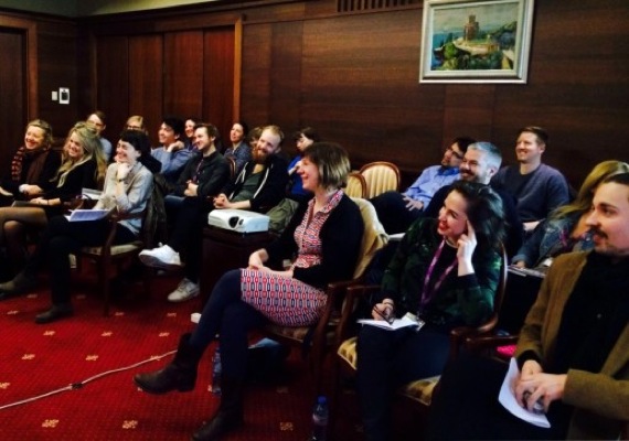 Getting to know the audience at the Europa Distribution workshop in Sofia