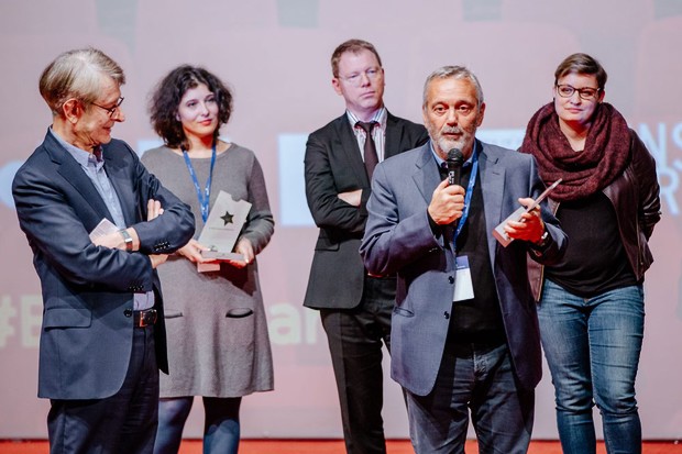 Lionello Cerri reçoit un Prix Europa Cinemas