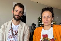 João Salaviza and Renée Nader Messora  • Directors of The Buriti Flower